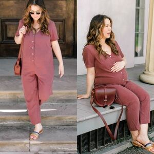 Hatch Mauve Jumpsuit